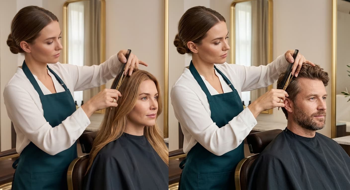 Hairdressing service at KAIZEN Studio